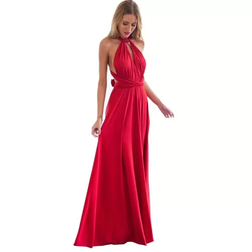 Convertible Multiway Boho Maxi Dress - Perfect for Parties and Bridesmaids