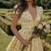 2025 Sexy V-Neck Puff Sleeve Summer Dress - Suninheart